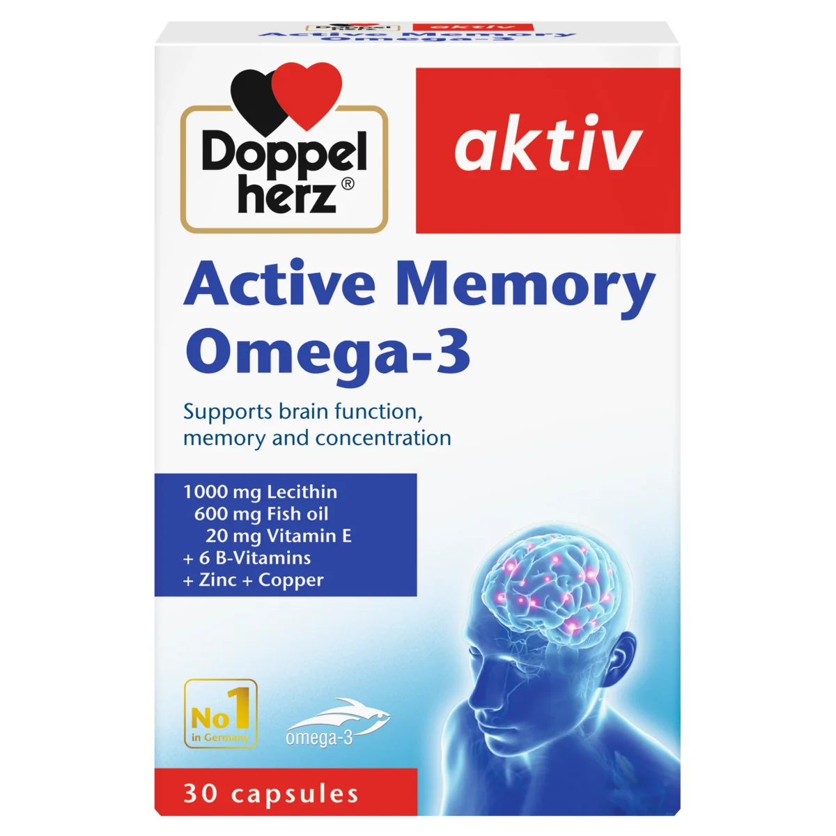 ACTIVE MEMORY OMEGA 3 CAP AKTIV