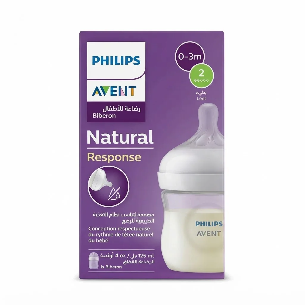 رضاعة افنت بلاستك 125ml