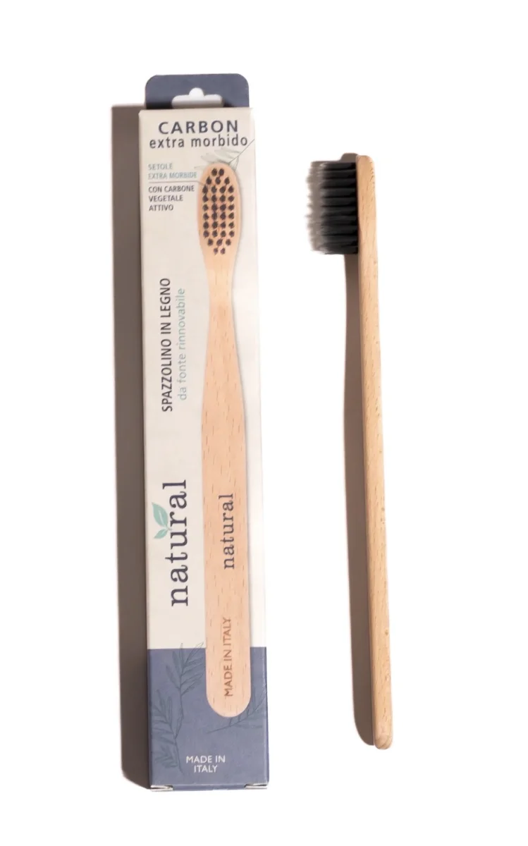 CARBON NATURAL فرشاه اسنان خشب