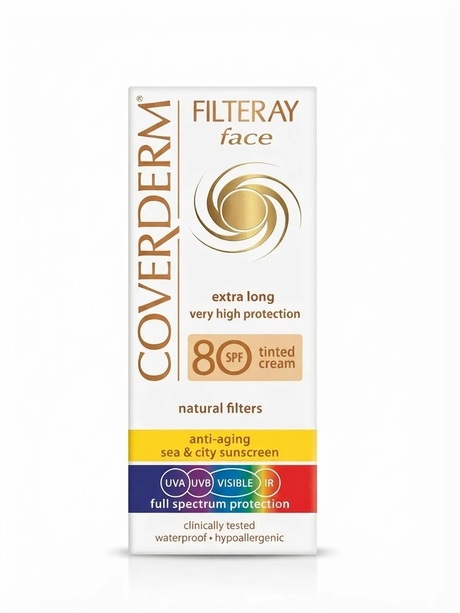 COVERDERM FILTERAY FACE 80SPF TINT