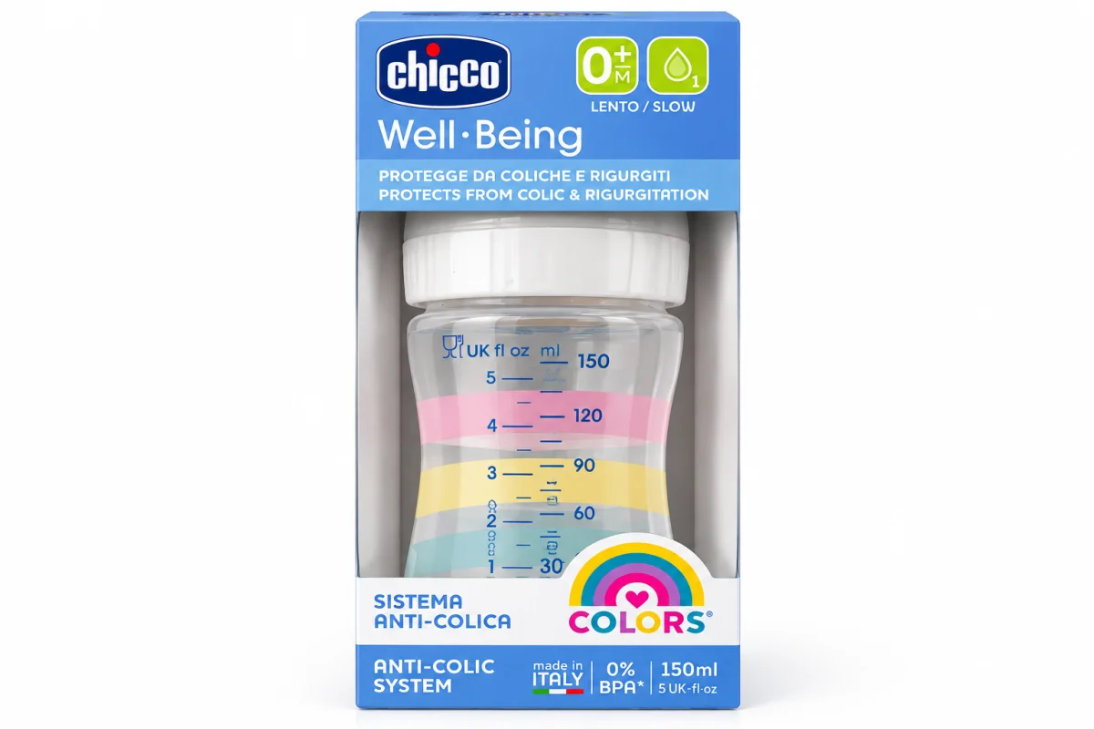 CHICCO 150ML رضاعه سيلكون