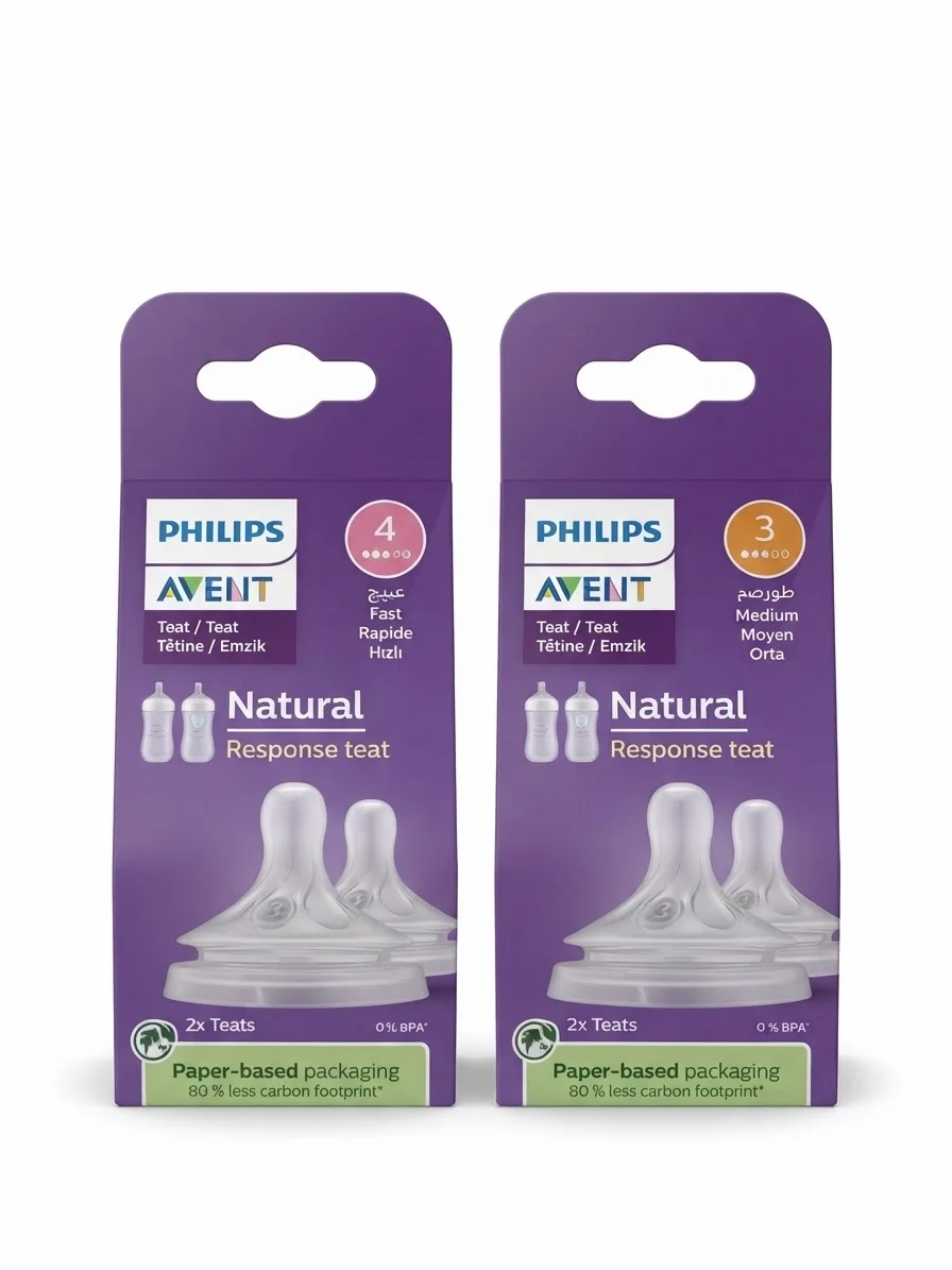 AVENT +1M مزدوجة حلمة